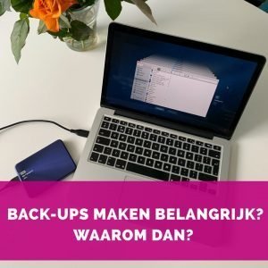 Backups maken belangrijk? Waarom dan? - Macbook met Time Machine actief