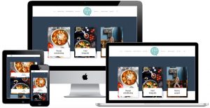 Weergave website van Foodquotes op iMac, Macbook, iPad en Iphone