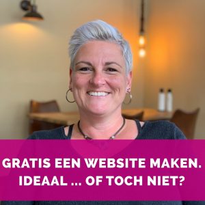 Helen van Rijn in cafe - Blog Gratis een website maken