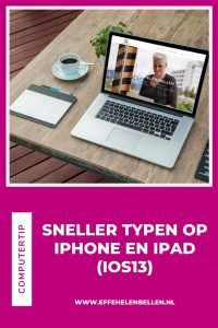 Computertips - Sneller typen op iPhone en iPad (IOS13)
