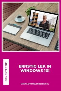 Ernstig lek in Windows 10