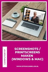 Computertips - Screenshots / printscreens maken - windows & Mac