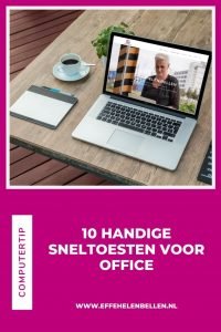 Computertips - 10 handige sneltoetsen voor Office