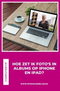 Hoe zet ik foto's in albums op iPhone en iPad?