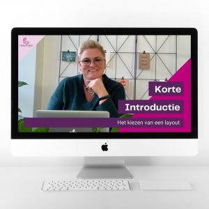 Intro het kiezen van een layout