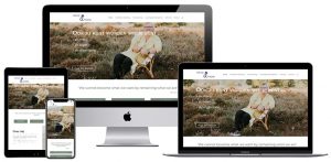 Weergave website van Mind & More op iMac, Macbook, iPad en Iphone - Portfolio HelenHelpt